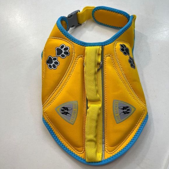 yeapeeto Other - Dog Life Jacket Floatation Vest for Swimming, Adjustable Preserver. Sz Small